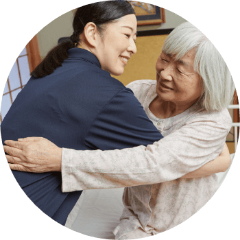 ベッドへの移乗介護