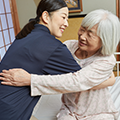 ベッドへの移乗介護